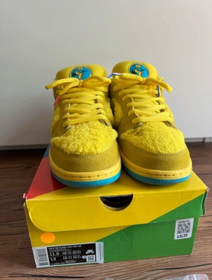 Nike SB Dunk Low Grateful Dead Bear gelb