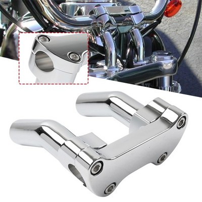 4,5 ''Pullback Lenker Riser Flache Top Clamp Für Harley 1'' Bar Super Breite Chrom