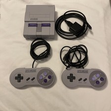Authentic Super Nintendo Classic Mini Entertainment System SNES 21+Games CLV-201