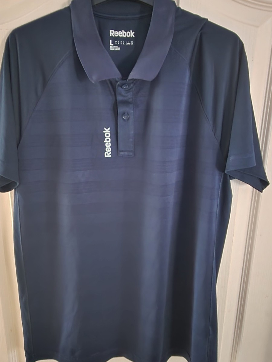 Reebok Play Dry Golf polo shirt size Large UK