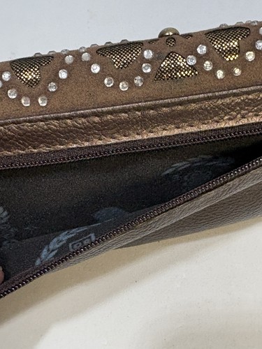 Betty Boop Snap Wallet With RhinestonesZipper Pouch Studs - Picture 8 of 9