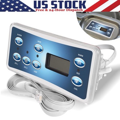 for Balboa 53189, VL701S Topside Control Panel with 7-Button VS510SZ VS520SZ Spa