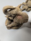 Elephant Family Figurine Group Lot Of Four Pieces With Some Chipping — photo 8