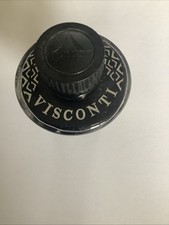 Viscontii New Old Stock Bottle Of Black Ink In Inkwell