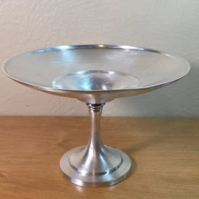 Vintage Oneida Silver-Plated Compote Dish Pedestal Bowl Candy Catchall Tazza