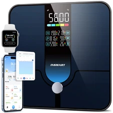 Smart Bathroom Scales Body Weight and Fat Percentage,  Color Display High Precis