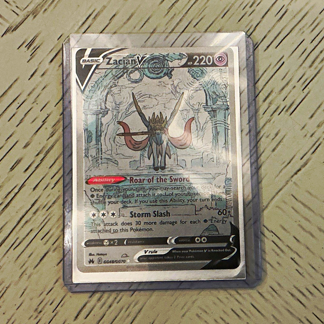 Pokemon TCG Zacian V SWSH076 Celebrations Promo Holo 2021 English HP 220