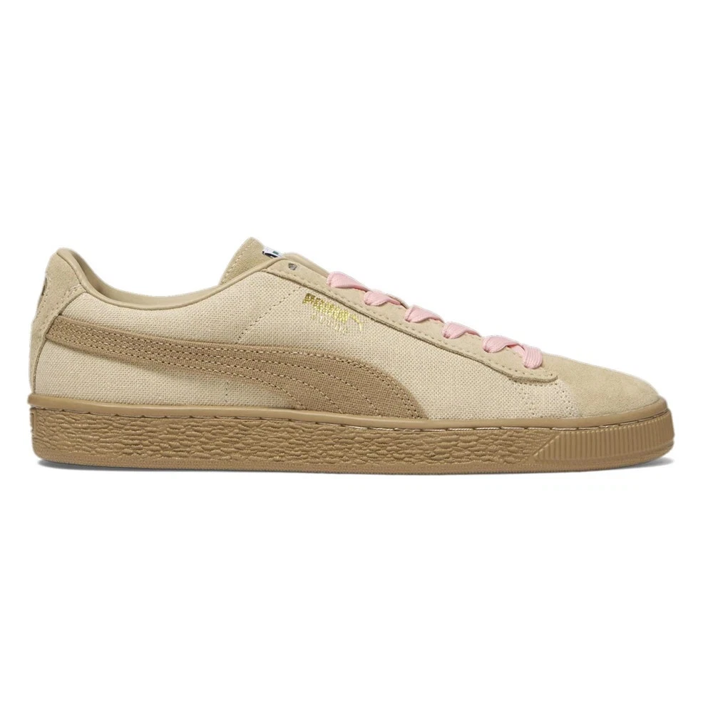 Puma Suede Hemp Lace Up Men's Beige Sneakers Casual Shoes(394012 01)Sz 12 New