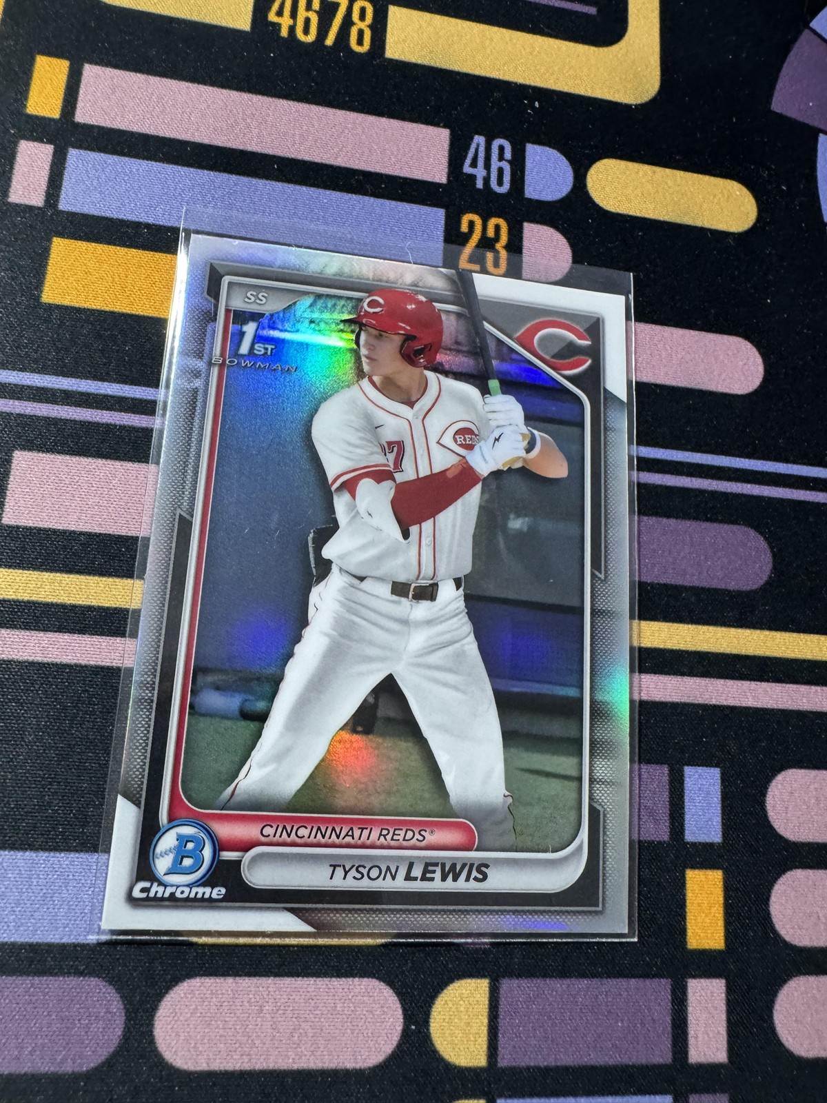 2024 Bowman Draft #BDC-44 Tyson Lewis Chrome Refractor