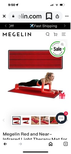 🔥NEW Red Light Therapy Mat Full Body 71"x31" 1280 LEDs Infrared Light Therapy🔥