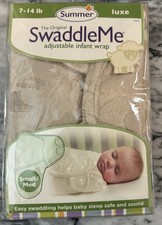 SwaddleMe Summer Adjustable Infant Wrap Small/Medium 7-14 LBS Luxe