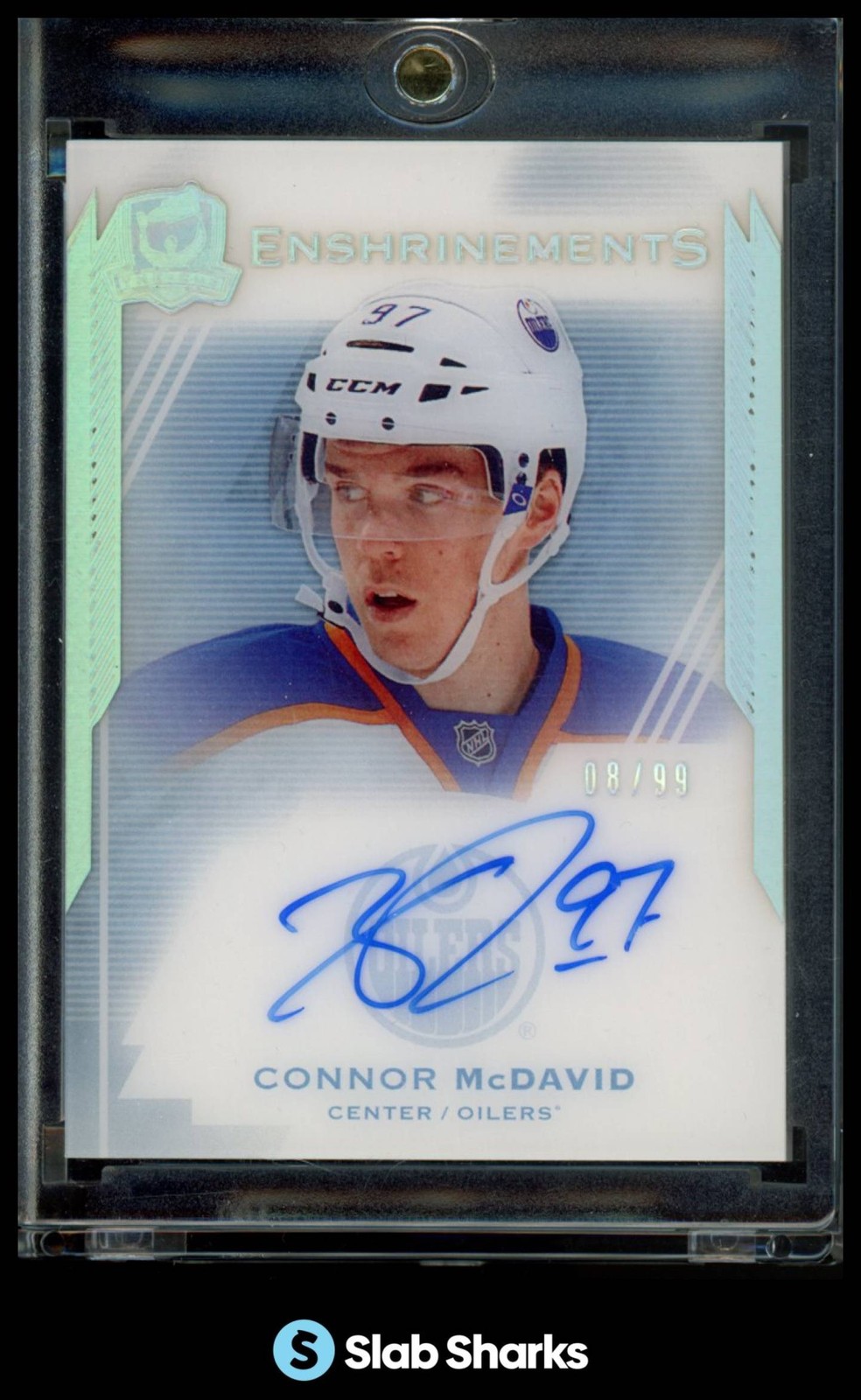2015 UPPER DECK THE CUP #E-CM CONNOR MCDAVID ENSHRINEMENTS AUTO RC ROOKIE /99