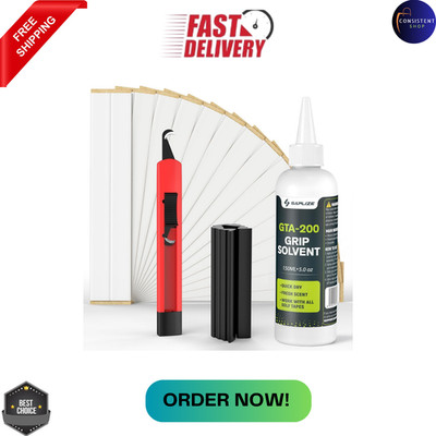 Grip Repair Kit for Regripping Golf Club Tapes, Solvent, Hook Blade,Clam