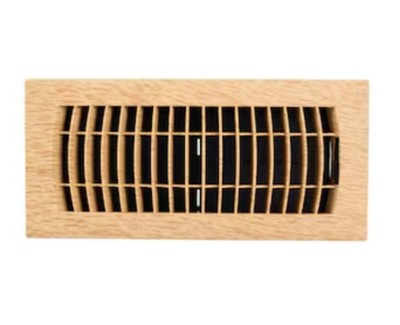 4x10 ABS Resin Oak Floor Register