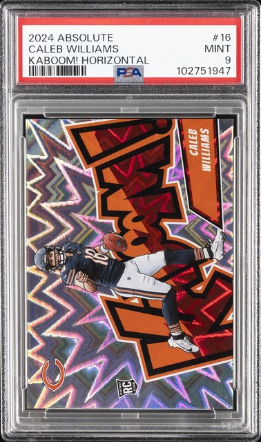 Caleb Williams 2024 Panini Absolute Kaboom!