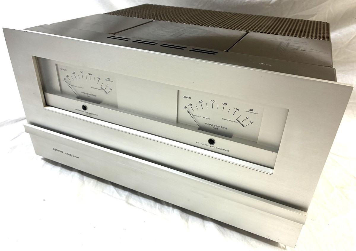 DENON POA-1000B Rare Vintage Tube Power Amplifier 1976 Made in