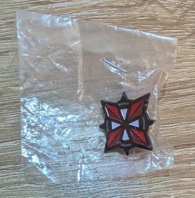 2019 E3 Pax West Resident Evil Umbrella Security Service lapel Pins original bag