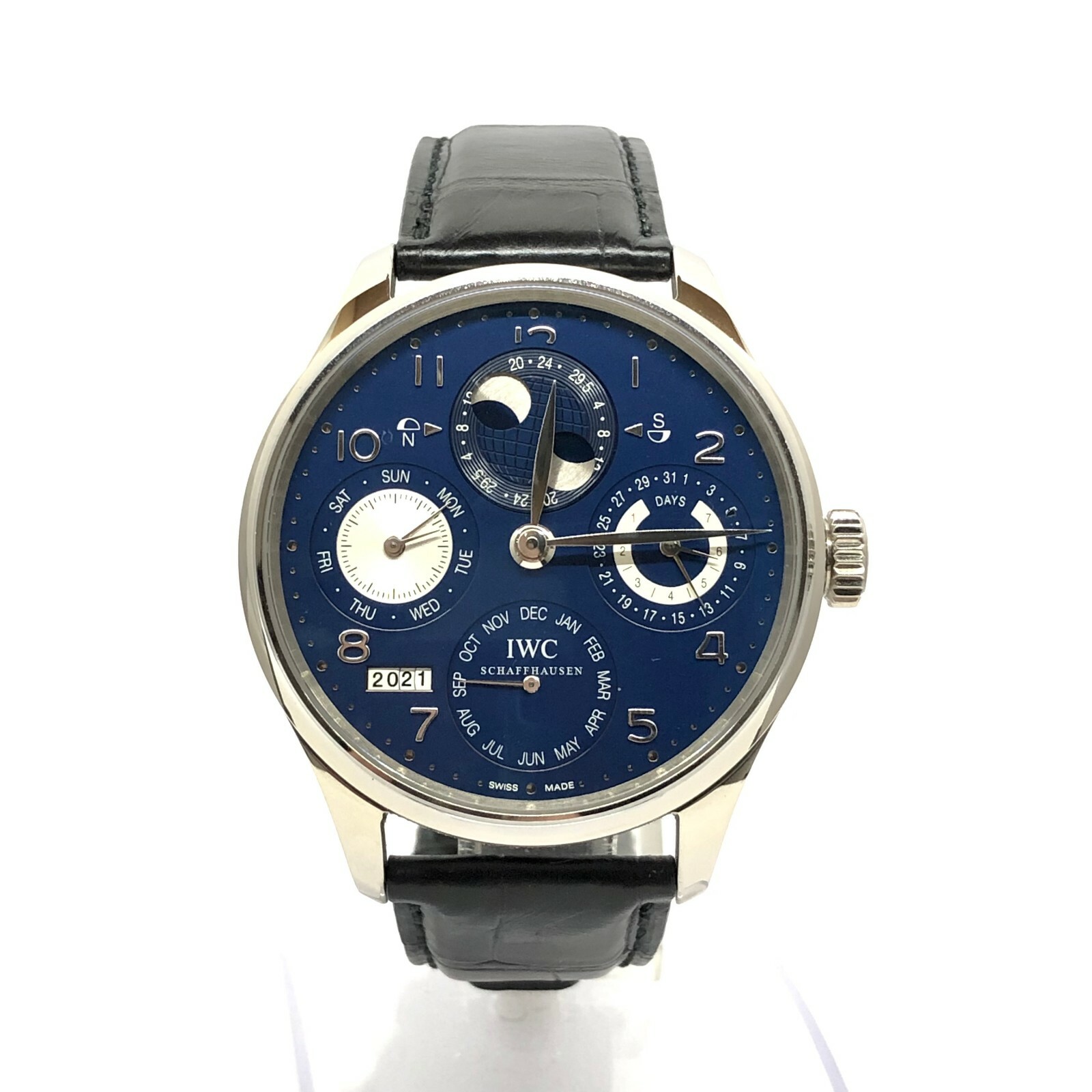 IWC Portugieser Blue Men's Watch - IW503203 for sale online | eBay