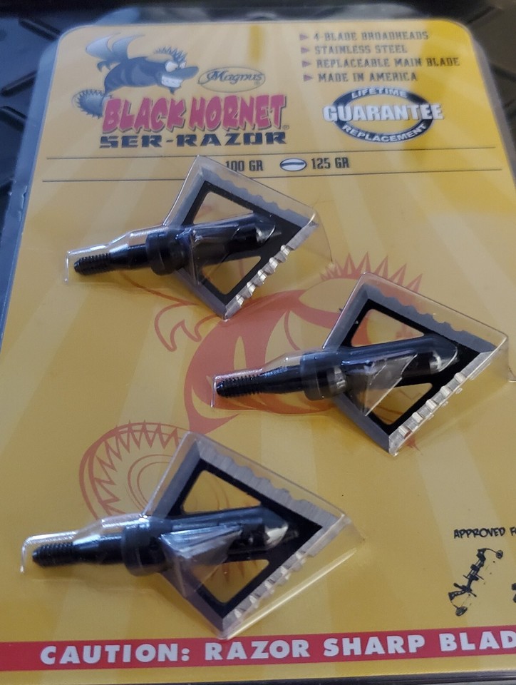 Lame Fixe Magnus Black Hornett Bi-Lames (Par 3)