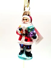 Christopher Radko - Santa Joy Gem #99-973-0 Santa Holding Bag Of Presents 