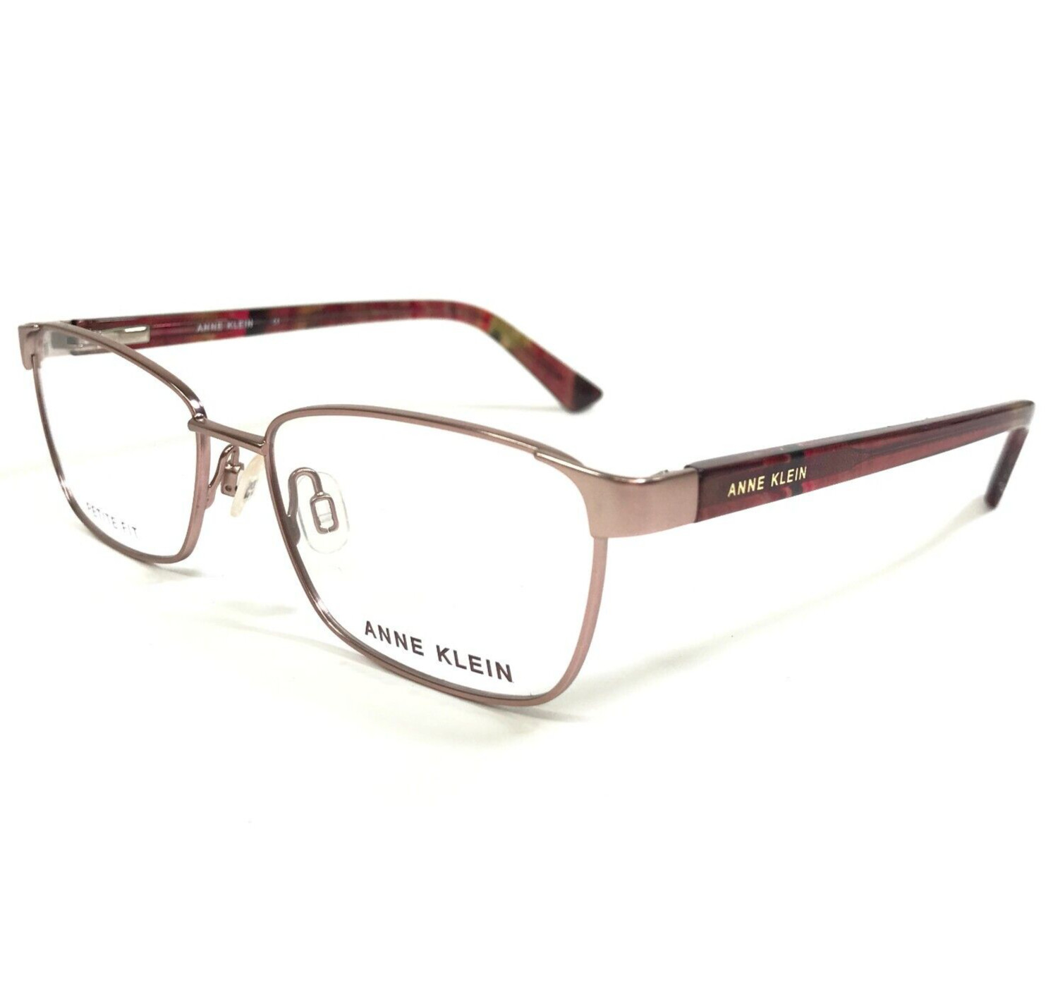 Anne Klein Eyeglasses Frames AK5075 780 Rose Gold Red Green Tortoise 51-15-135