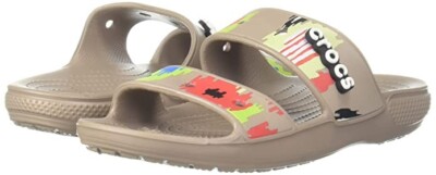Crocs Classic ikat Mushroom Multicolor Unisex Sandal M5W7