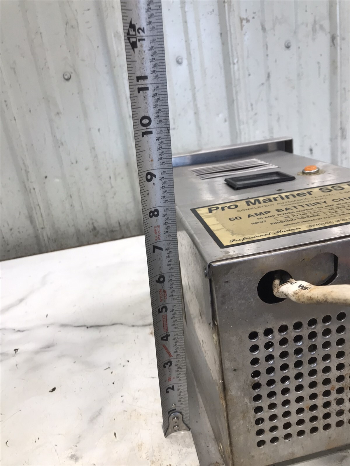  Formula 31 PC Boat Professional Pro Mariner SS50 50 amp battery charger 3 bank