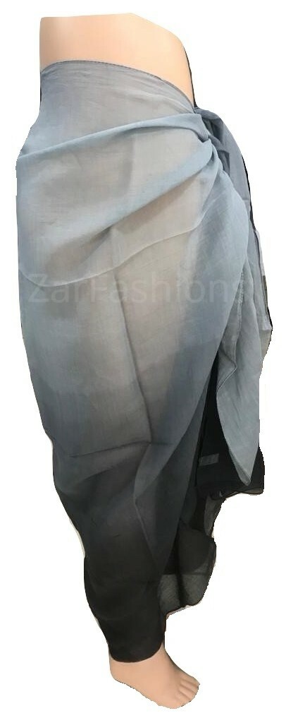 Sarong In Puro Cotone Stampato A Mano, Copricostume Da Spiaggia Multiuso, 185x112 Cm, Leggero E Morbido, Abbigliamento Estivo Donna - 2