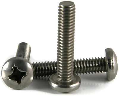 UNC Phillips Pan Head Machine Screws ASME B18.6.3 In A2 Stainless - Foto 6