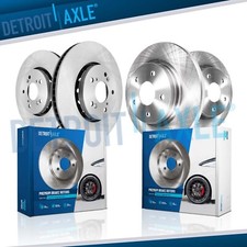 4pc Front Rear Disc Brake Rotors Kit for 2013 2014 2015 2016 2017 2018 Acura RDX