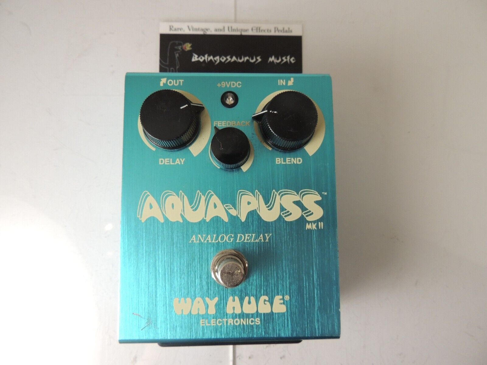 Way Huge WHE701 Aqua Puss MKII Delay Echo Effects Pedal Free USA Shipping