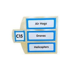 Toys R Us True Aisle Sign C15 Air Hogs, Drones, Helicopters (RIGHT)