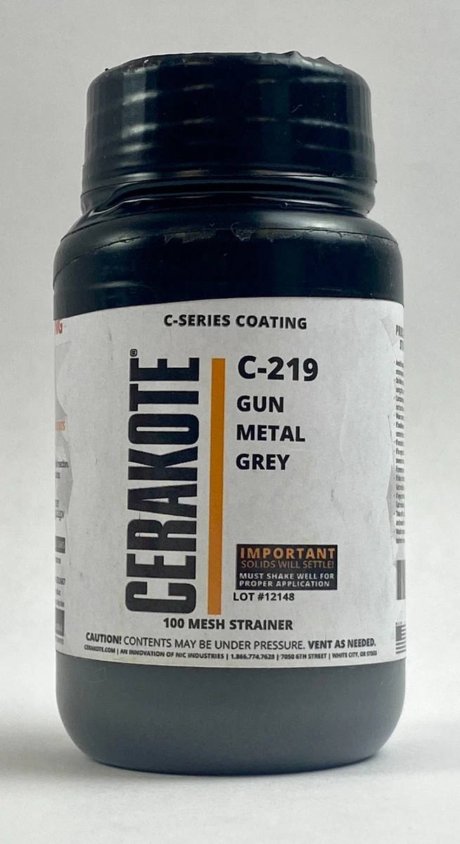 Cerakote C Series Air Cure Performance Coating Gun Metal Grey C