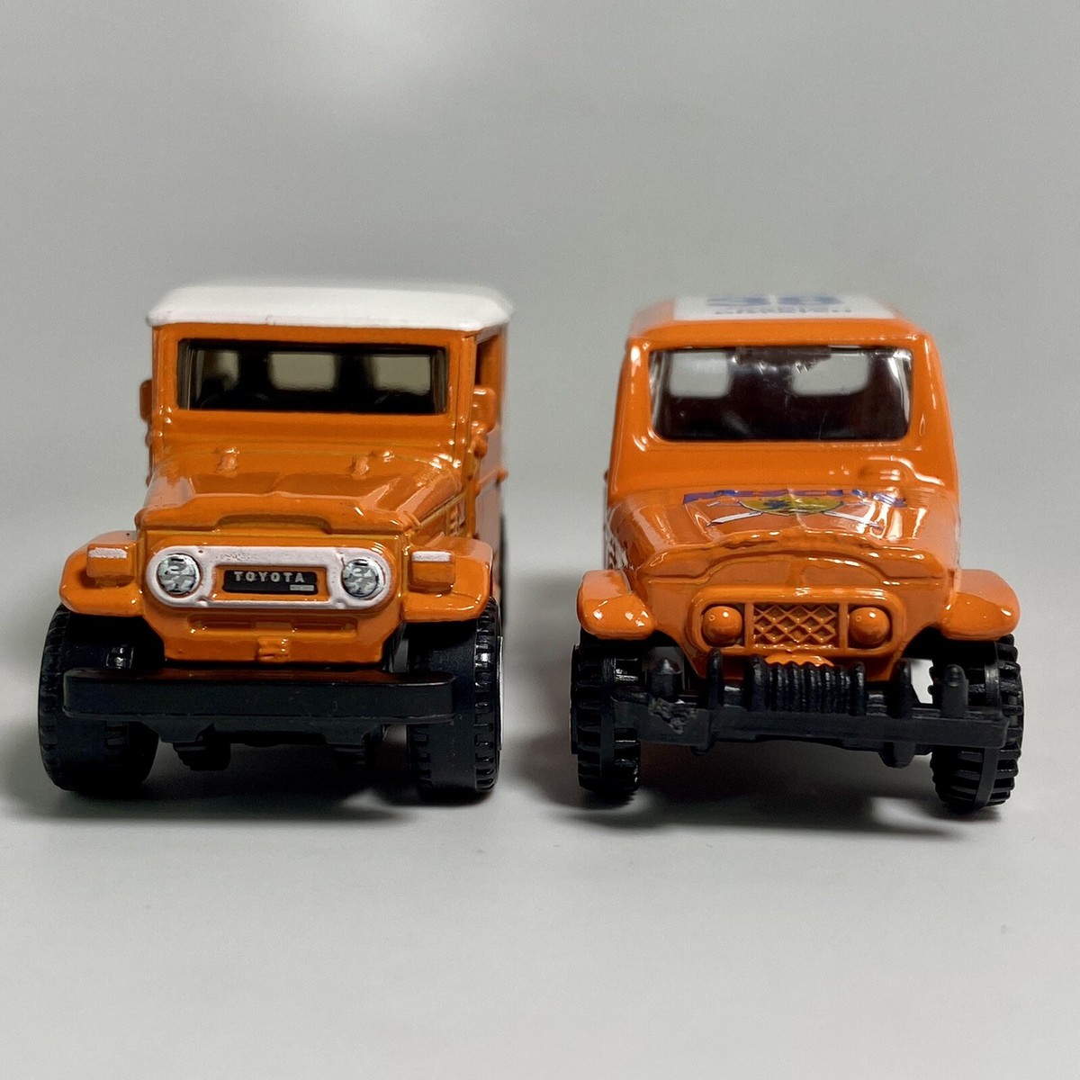 Toyota Land Cruiser FJ40 Orange Matchbox & Rare Pioneer Approx. 1