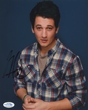 Miles Teller Top Gun Autographed Signed 8x10 Photo ACOA