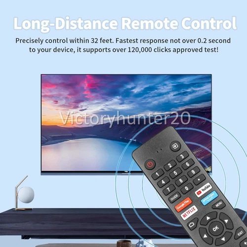 Replacement Remote Control For JVC TV Models RMC2131 RM-C2131 - Picture 5 of 6