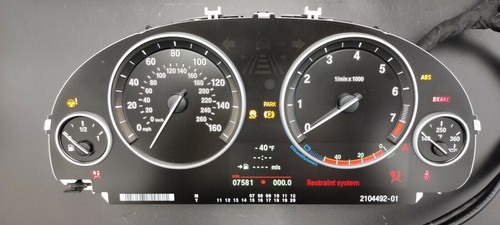 Original BMW mph Km/h Benziner Tacho Speedometer Kombiinstrument Cluster 9275212