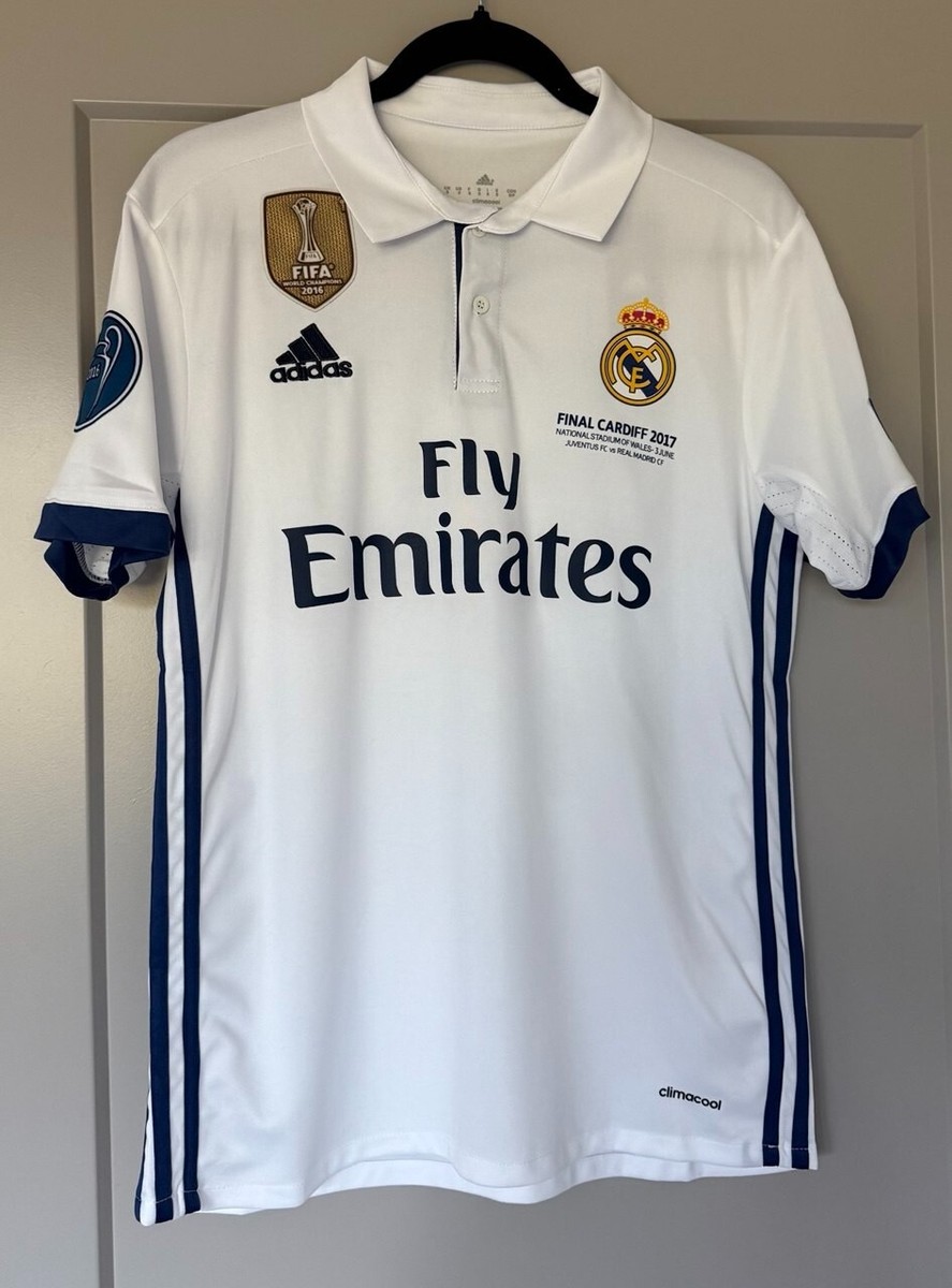 16-17 レアル・マドリード 半袖 シャツ RONALDO 7番 Ronaldo T-Shirt #7 Real Madrid 2016-2017 UEFA Ronaldo Short Sleeve