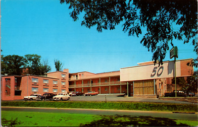 Motel 50 Arlington Virginia Postcard
