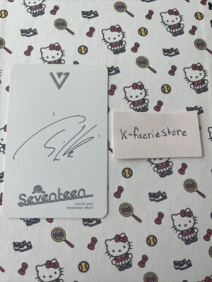 SEVENTEEN LOVE&LETTER サイン入り ジュン SEVENTEEN [LOVE & LETTER] All Member Autographed Signed Album SVT