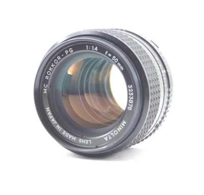 Top Mint】MINOLTA MC ROKKOR-PG 50mm f/1.4 From Japan #1729 | eBay