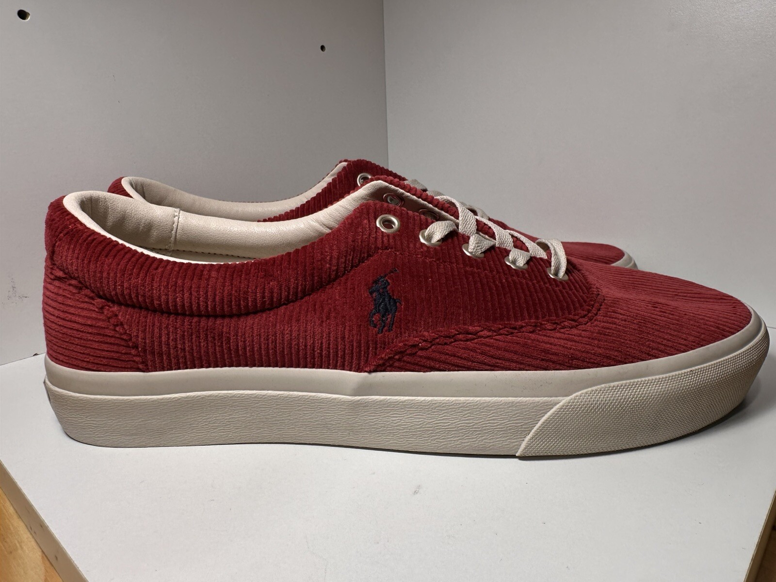 Sneakers Polo Ralph Lauren Keaton Pony da uomo in velluto a coste e tela taglia 11