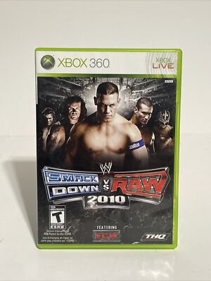 WWE SmackDown vs Raw 2010 Xbox 360 No Manual!
