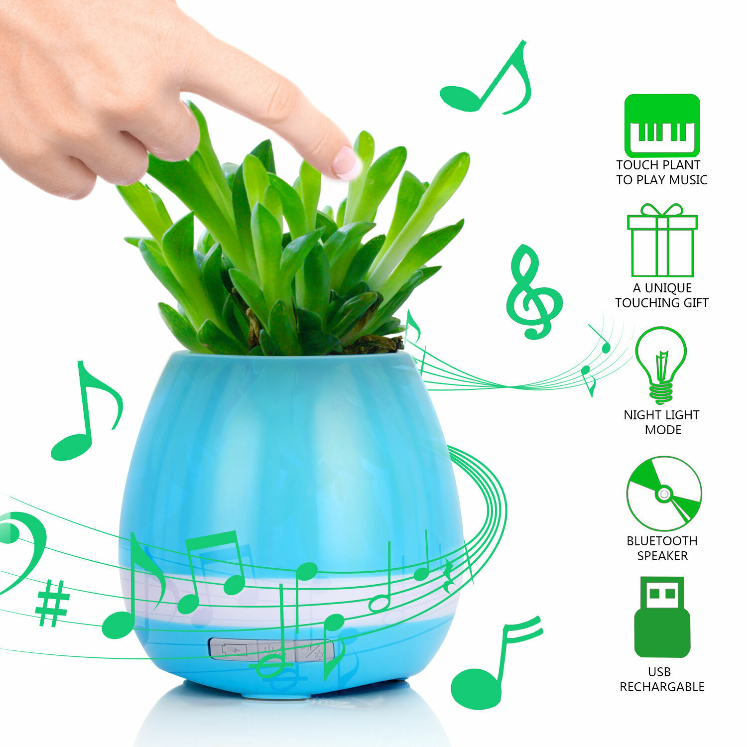 bluetooth plant speaker