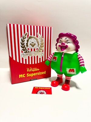 MC Supersized Green Black Light Magic by Ron English Popaganda *READ DESC*