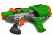 Nerf Green Dart Tag Hyperfire Rotating 10 Barrel Blaster 2005 Tested No Darts