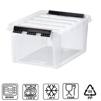 10 x HAMMARPLAST SmartStore Classic 10 Box - 8 Liter - 340 x 250 x 160mm - Bild 1 von 2