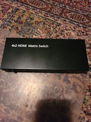 Matrix 4x2 HDMI Switch Splitter - No Remote