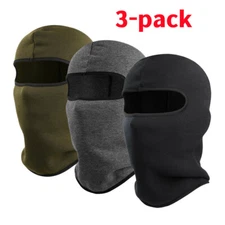 3X Winter Wool Polar Balaclava Hood Thermal Neck Warmer Ski Face Mask Unisex US