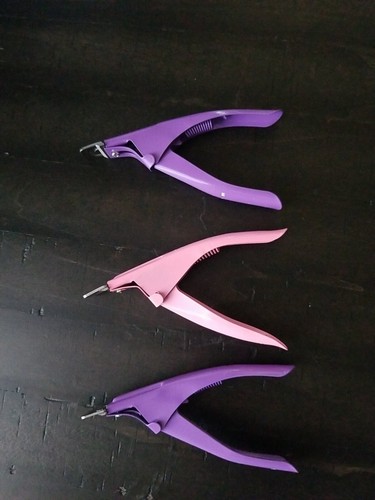 Professional Acrylic Nail Cutter Artificial Manicure UV Gel Trimmers Art purple